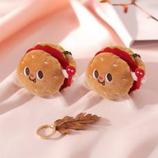 다다랜드 패스트푸드 인형 키링, 12cm, 스몰버거, 2개