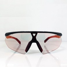 adidas 愛迪達 運動護目鏡 SP0015 01C, 霧面黑(鏡框), 橘色鏡面變色(鏡片), 1個