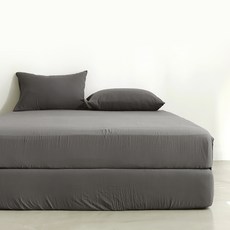 BOWELL 柔軟觸感防塵床包, 深灰色