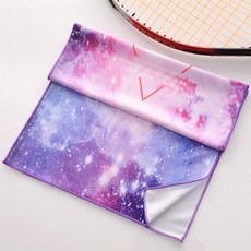 Sonio 獨特印花涼感運動毛巾 30 x 100 cm, 1個, 01 銀河