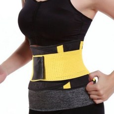 Amuse House 女士運動腰帶產後腹部緊身胸衣黃色