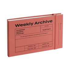 Iconic Weekly Archive 6個月每週計畫萬年筆記本, 02 Sunset, 1本