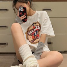 Lemon Soul 女款 Soltu 印花短袖 T恤