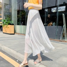 andstyle 女款棉質鬆緊腰傘狀裙 260457