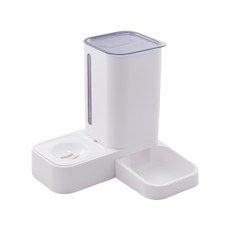 PASTEL PET 寵物簡約大容量半自動餵水器 FREE, 1個, 紫色