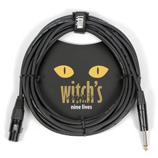 witch's nine lives MIC CABLE XLR(F)-55, BLACK, 10m, 1개