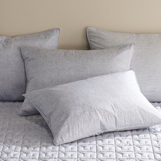 gBEDDING 素色莫代爾枕頭 2入, 灰色的