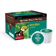 Choice Cafe Keurig咖啡機適用 哥斯大黎加咖啡膠囊, 9g, 12顆, 1盒