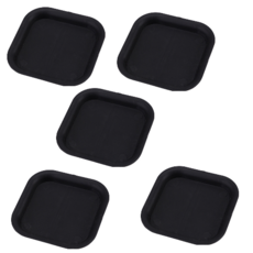 오늘도양 플라스틱 모종 화분받침 5p, 블랙