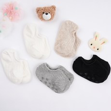 Seollebal 兒童褶皺羅紋船型襪5雙組