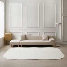 가온길카페트 워셔블 비정형 오트멜 트리니티 카페트