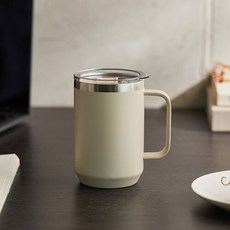 Modern House 12HOURS New Desk保溫保冷杯, 燕麥米色, 500ml, 1個