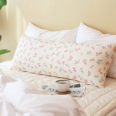 FORHOME 迷你果凍長抱枕套, 象牙白