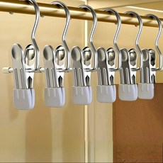 일상포인트 논슬립 미니멀 바지 집게, 그레이, 20개