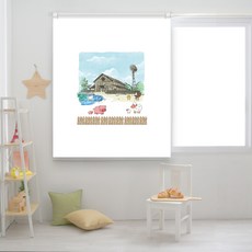 농장 실사 롤스크린 일반원단