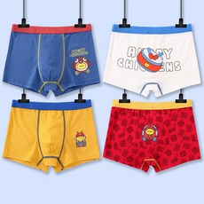 男童款50支棉平角內褲 C40 4款組合