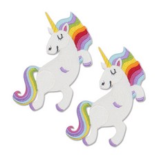 獨角獸刺繡臂章, 彩虹獨角獸, 2個