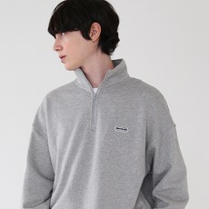 GRAY BLVD. 男款素色半拉鍊運動長袖上衣