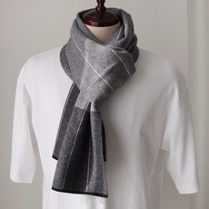 Vavisoo 男士柔軟長款圍巾