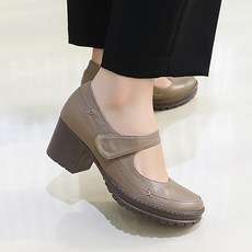 GISSE J-Shoe 真皮奢華瑪莉珍高跟鞋