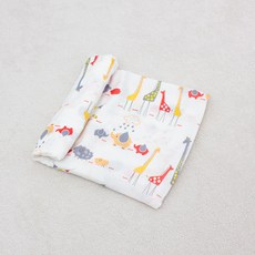 Baby Story 竹纖維紗布包巾毯 動物, 粉紅色