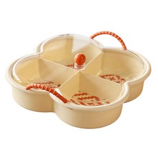 맙소샵 四葉草外送醬料收納盒 RK1861, 1個, 橘色