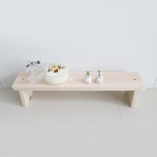 TREESTORE 柏木實木迷你多功能擱板, 木色, 1層