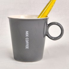 파울러스 뉴 믹스 커피 머그잔, 그레이, 1개