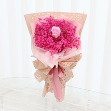 Garden in the City 經典永生滿天星花束 + 提袋, 粉紅色