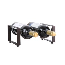 Steady-L 復古古銅色雙瓶紅酒架, 單一顏色, 1個