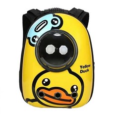 JINHO寵物現代太空船外出包, 04膠鴨黃