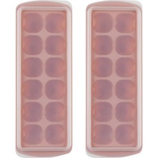 Sili Garden 矽膠膠囊12格製冰盒 2入組 燕麥色, 1組
