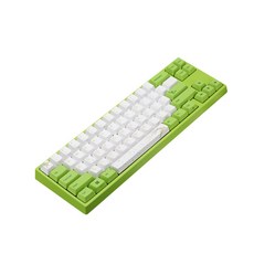 VARMILO FOREST FAIRY PBT熱昇華鍵帽英文可拆卸有線鍵盤紅色, Miya68PRO, 混色, 無數字鍵盤