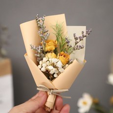 쇼핑153 납골당 미니 조화 꽃다발, 옐로우 로즈