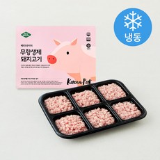 베리네이처 무항생제 인증 등심 돈육 다짐육 (냉동), 300g, 1개 300g, 1개