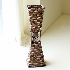 Joart方形鐵製花瓶 室內裝飾人造花盆, 古銅色