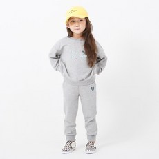 KIDSCREW 兒童藍色花朵上下套裝