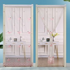 Market A 單層網紗窗簾, 紅鶴