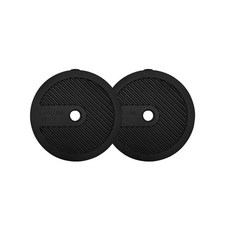 이고진 PE 코팅 바벨 원판, 10kg, 2개, 블랙