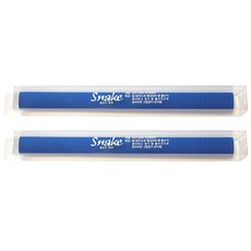 蛇紋撞球握把2件組, 藍色, 藍色