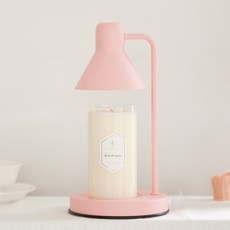 The Sweet Candle + Mono Candle Warmer 粉色錶盤 + 燈泡 2p 套裝, Baby Powder, 粉色
