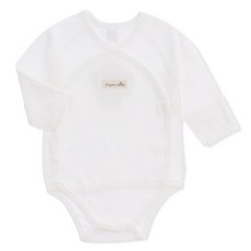 오가닉붐 베이직 스냅 신생아 배냇 바디슈트