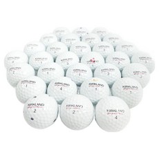 Kirkland 高爾夫球 遺失球 特A+ A 混合, 30個, 白色