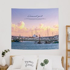 상상후 풍경 패브릭포스터 공간 분리 가림막, 리마솔포트