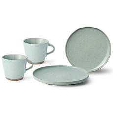 KwangJuYo Danji系列雙人甜點用具組, 1套, 品紅