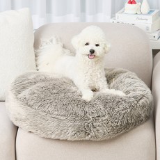 펫토리아 강아지 고양이 에스키모 방석, 그레이, 1개