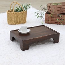 溫潤榫接方形實木托盤, 1個, 單一顏色