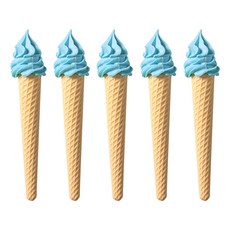 스위트 아이스크림 지우개, 블루, 5개