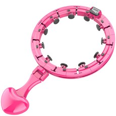 第4代智慧呼拉圈 M號, 粉色的, 1.37公斤