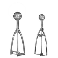 全不鏽鋼冰淇淋勺 50號 + 100號 套組, 單一顏色, 1套